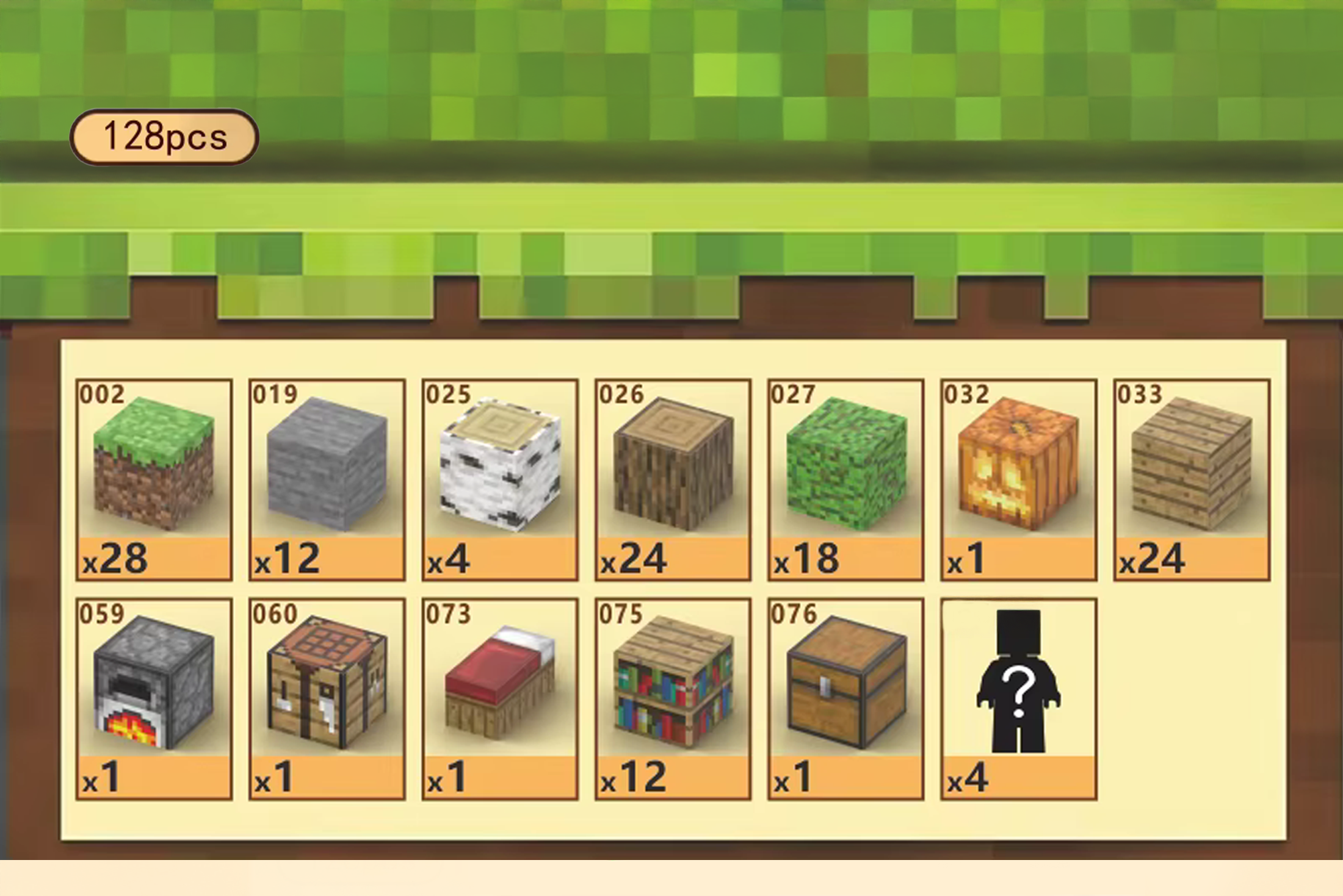 MAGNIBLOCKS - Jungle House (128 stk.)