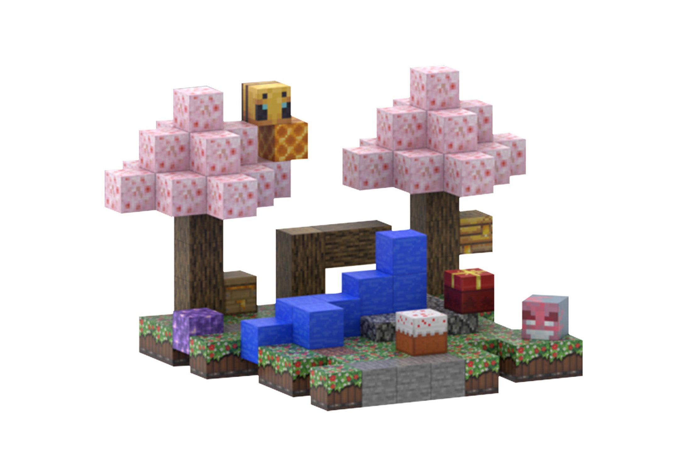 MAGNIBLOCKS - Cherry blossom (128 stk.)
