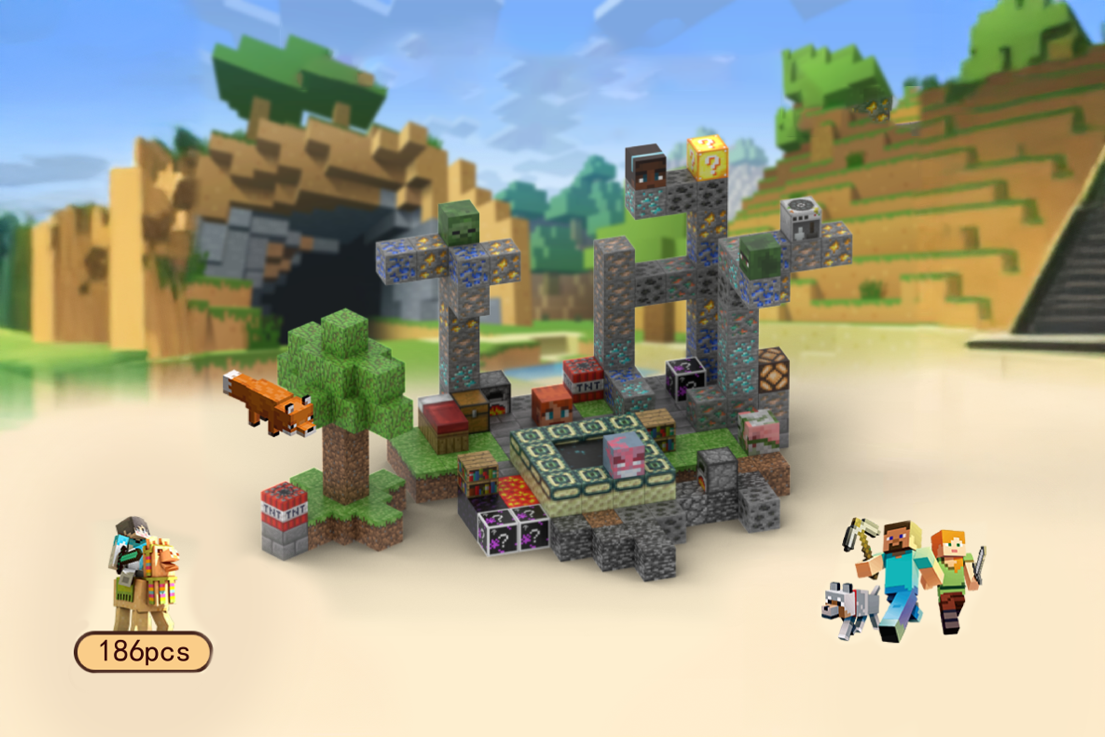 MAGNIBLOCKS -  Mine Park (186 stk.)